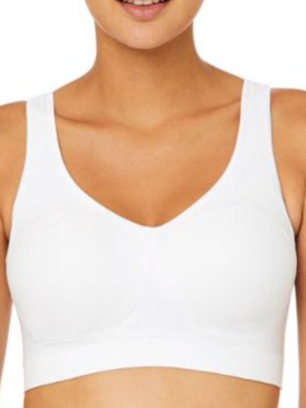 Bali Comfort Revolution ComfortFlex Fit Shaping Wireless Bra White Size L 12680